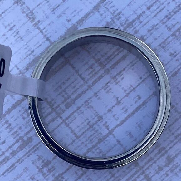 Men's Stainless Steel Infinite Waves Fidget Ring size 10 - Picture 3 of 6